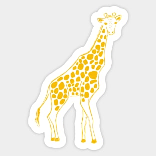 Candy Colored Giraffes Sticker